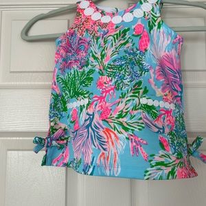 Lilly Pulitzer Baby Dress “ Cay To My Heart” Print. Sz 12/18 mths. New W Tags!